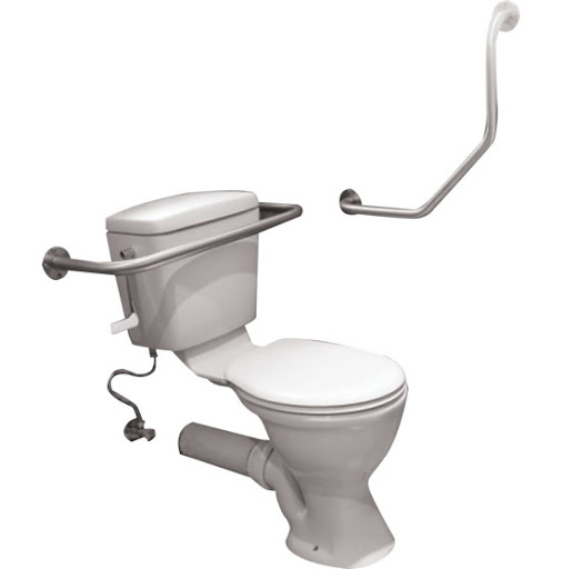 Suite White SCC 3Pce Hibiscus Pearl Paraplegic No Rails 7300SCWH3