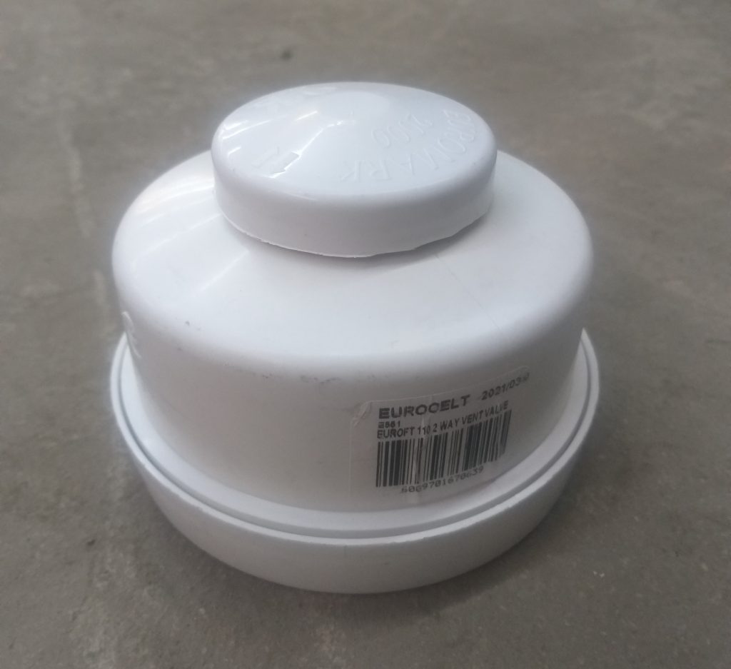 PVC VENT VALVE 2 WAY 110MM PLUMEASY Dawn Africa Zambia